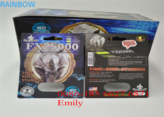 Волдырь УЛЬТРАФИОЛЕТОВОГО печатания пластиковый упаковывая подгонянный размер для целебных таблеток