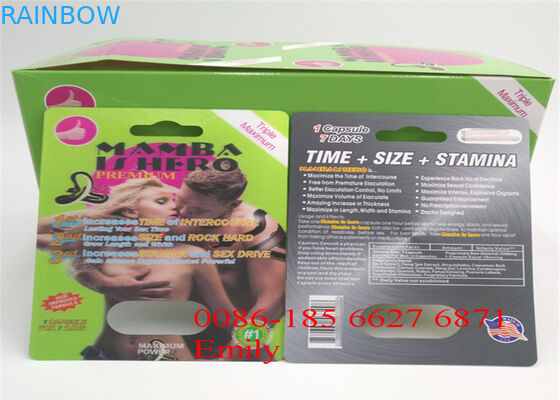 Волдырь УЛЬТРАФИОЛЕТОВОГО печатания пластиковый упаковывая подгонянный размер для целебных таблеток