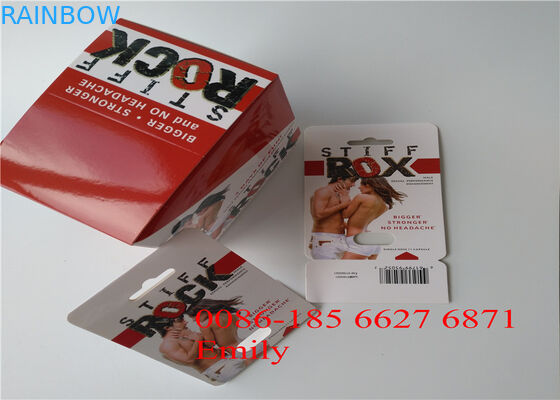 Бумажная материальная карта волдыря упаковывая для всех капсул силы пениса природы ФС9000