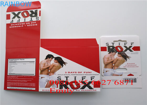 Бумажная материальная карта волдыря упаковывая для всех капсул силы пениса природы ФС9000