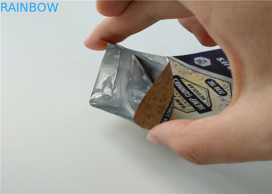 Ладан небольшого размера травяной упаковывая изготовленный на заказ логотип напечатанный с алюминиевым прокатанным слоем