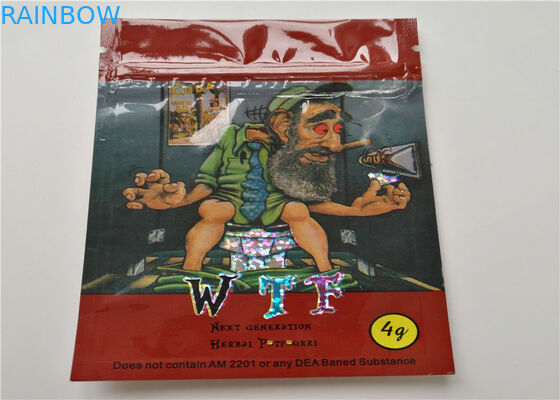 Ладан небольшого размера травяной упаковывая изготовленный на заказ логотип напечатанный с алюминиевым прокатанным слоем