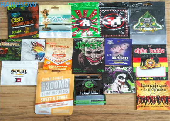 Ладан небольшого размера травяной упаковывая изготовленный на заказ логотип напечатанный с алюминиевым прокатанным слоем