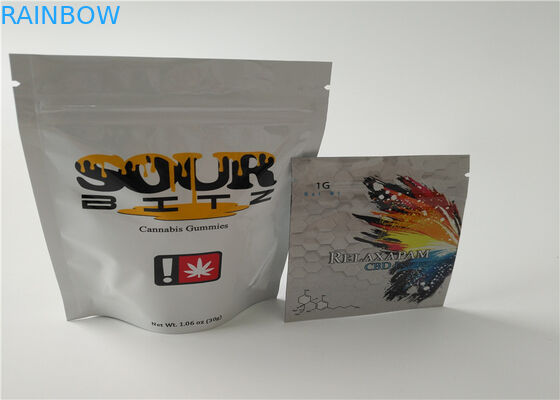 Застегните печатание Гравуре травяного ладана закрытия упаковывая с воздухонепроницаемым уплотнением молнии