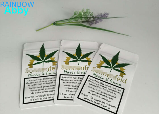 Золото печатая Ресеалабле цвет полиэтиленовых пакетов КМИК с подгонянным материалом