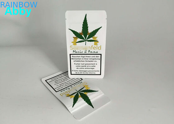 Золото печатая Ресеалабле цвет полиэтиленовых пакетов КМИК с подгонянным материалом