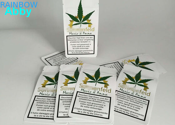 Золото печатая Ресеалабле цвет полиэтиленовых пакетов КМИК с подгонянным материалом