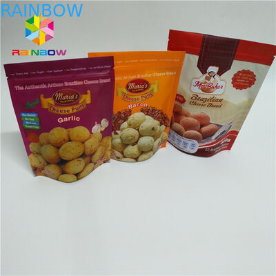 Красочный стойте вверх поверхность Матт сумок мешка с верхними Зиплок зазубринами разрыва