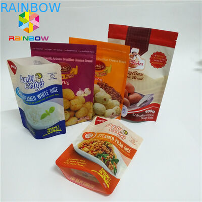 Красочный стойте вверх поверхность Матт сумок мешка с верхними Зиплок зазубринами разрыва