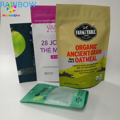 Красочный стойте вверх поверхность Матт сумок мешка с верхними Зиплок зазубринами разрыва