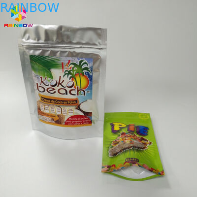 Красочный стойте вверх поверхность Матт сумок мешка с верхними Зиплок зазубринами разрыва