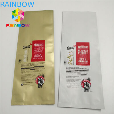 Мешки упаковывая, сумки большого размера пластиковые алюминиевой фольги с стороной уплотнения квадрацикла клапана