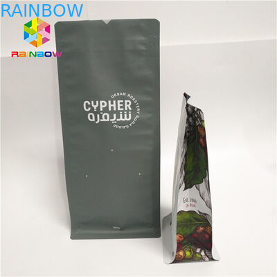 Мешки упаковывая, сумки большого размера пластиковые алюминиевой фольги с стороной уплотнения квадрацикла клапана