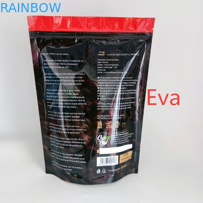 Серебряные пластиковые стоят вверх сумки 500г мешка нетоксические для упаковки порошка чая кофе