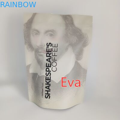 Серебряные пластиковые стоят вверх сумки 500г мешка нетоксические для упаковки порошка чая кофе