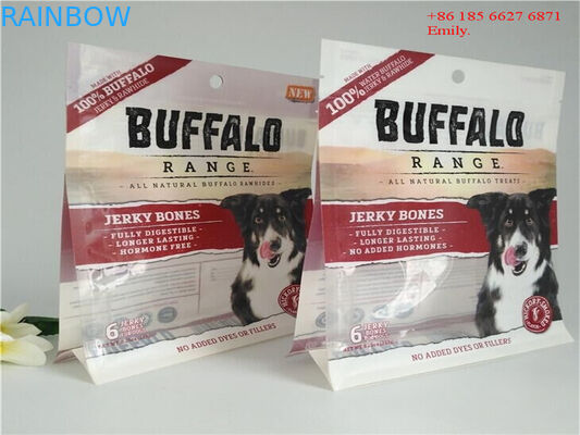 8 - бортовое уплотнение стоит вверх материал Мопп сумок мешка для упаковки корма для домашних животных