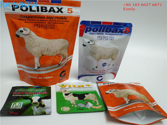 8 - бортовое уплотнение стоит вверх материал Мопп сумок мешка для упаковки корма для домашних животных