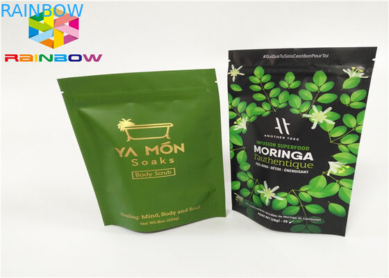 Таможня напечатала упаковки еды чая алюминиевой фольги застежка-молнии чая сумку мылар Ресиклабле изготовленной на заказ Зиплок для мешка порошка кофе