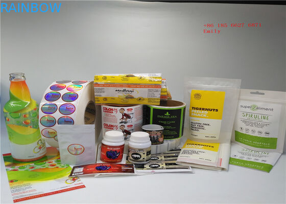 Слипчивые водоустойчивые ярлыки рукава сокращения 3Д