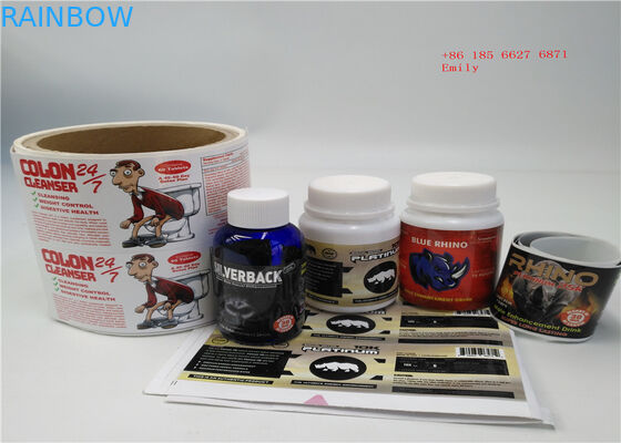 Слипчивые водоустойчивые ярлыки рукава сокращения 3Д