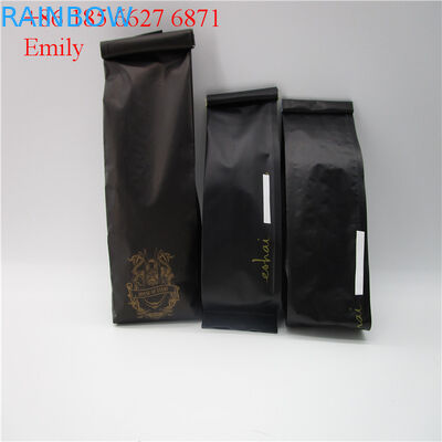 Застегните на молнию мешок фольги упаковывая 250г 500г с дегазировать односторонние клапаны