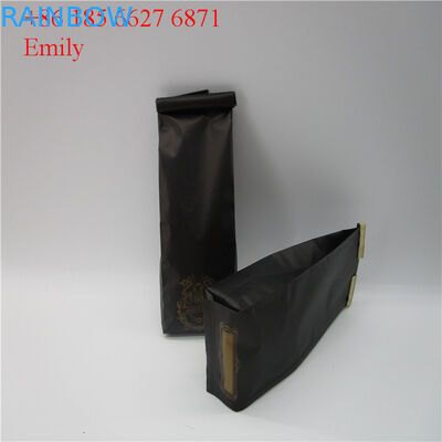 Застегните на молнию мешок фольги упаковывая 250г 500г с дегазировать односторонние клапаны