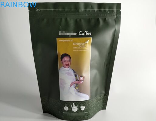 Прокатанные изготовленные на заказ пластиковые мешки упаковывая запечатывание молнии верхнее с клапаном