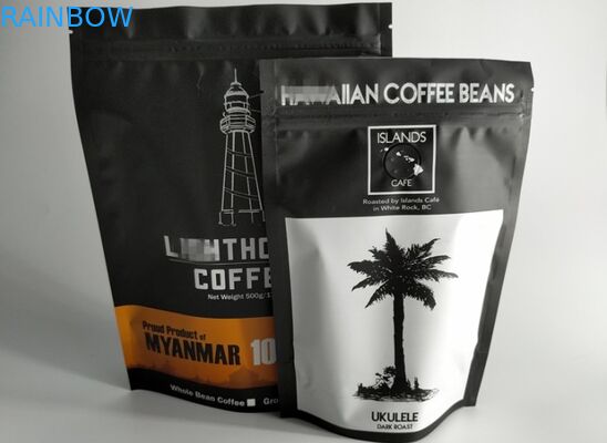 Прокатанные изготовленные на заказ пластиковые мешки упаковывая запечатывание молнии верхнее с клапаном