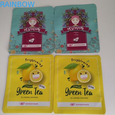 Мат Пластиковая маска для лица упаковка голографическая стержня с лазерной линией рюкзака