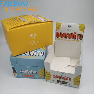 CMYK / Customized Color Display Paper Box Сертификат SGS для шоколадных банок