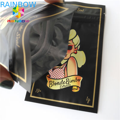 Сторона 3 загерметизировала пластиковые мешки упаковывая для аксессуаров одежды/девушки