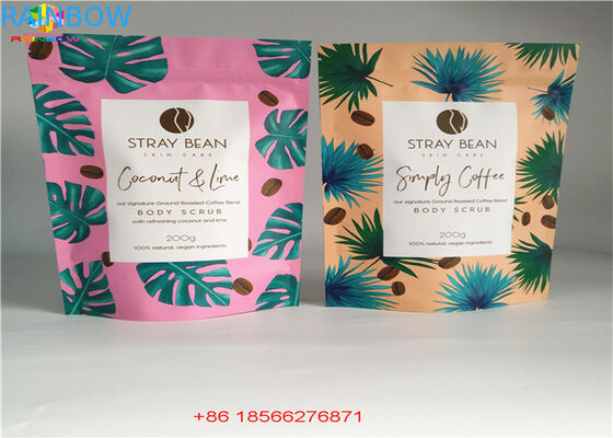 Стойте вверх материалы сумки лазера косметические упаковывая прокатанные Холограм с молнией