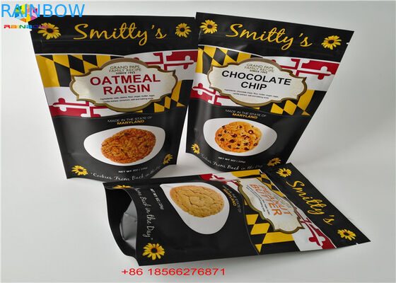 Алюминиевая фольга кладет пластиковые мешки в мешки упаковывая сторону 3 загерметизированную с верхним Зиплок