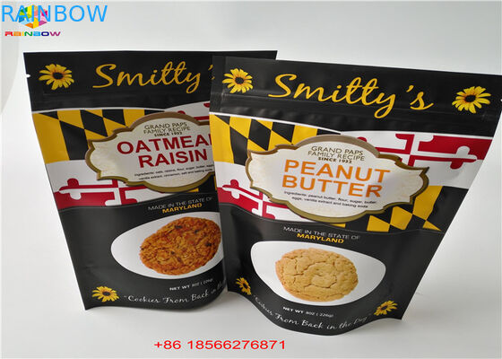 Зиплок зазубрины разрыва влагостойкие стоят вверх сумки пакета дня мешка алюминиевые для закуски