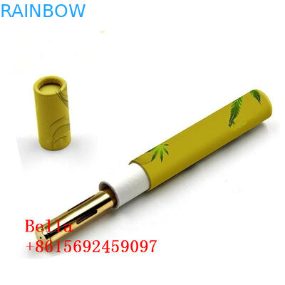 Круглый логотип трубки бумажной коробки масла КБД упаковывая цилиндрической подгонянный формой для травяного