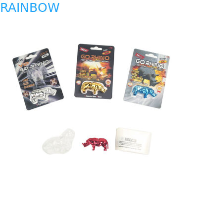 Карта пантеры 3D самой новой лошади черноты мамбы супер для пакуя мужского пакета таблетки секса платины носорога 600K 700K таблеток повышения