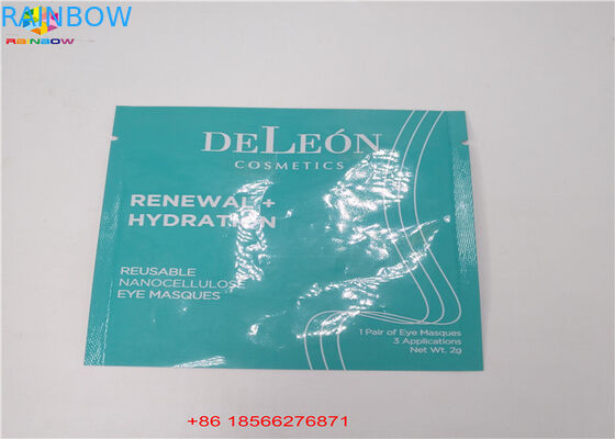 Штейновый законченный замок застежка-молнии фольги Холограм кладет мешок в мешки косметического образца лицевого щитка гермошлема плоский