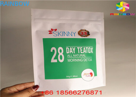 Чай Матча стоит вверх мешок молнии прокатанная материальная алюминиевая фольга повторно использует бумагу Крафт