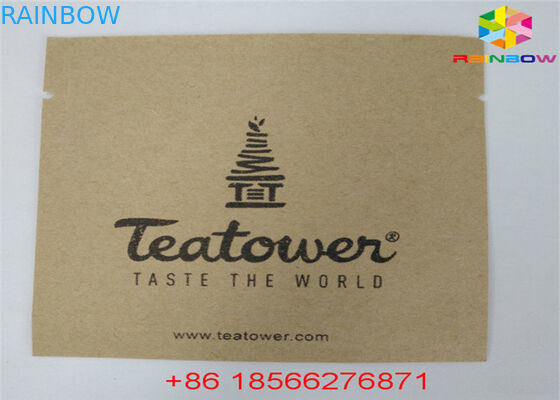 Многоразовый подгонянный мешок еды бумажных мешков стоит вверх Зиплок доказательство запаха с окном