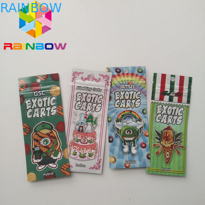 Мешки голографического патрона Вапе пластиковые упаковывая тележки Зиплок масла Кбд экзотические