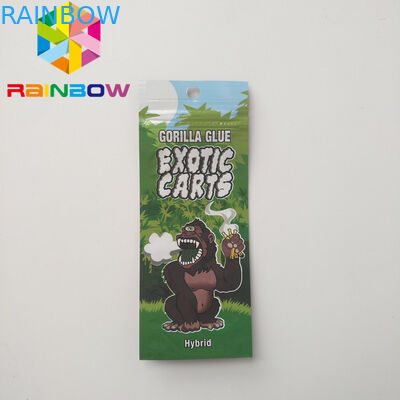 Мешки голографического патрона Вапе пластиковые упаковывая тележки Зиплок масла Кбд экзотические