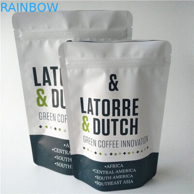 Ресеалабле пакетики чая упаковывая алюминиевую фольгу стоят вверх сумка кофе с клапаном