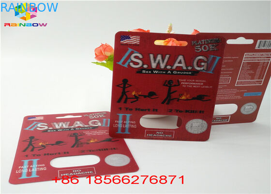 Таможня Р7-5000 Р7-3000 мужской упаковки карты волдыря повышения складывая бумажная