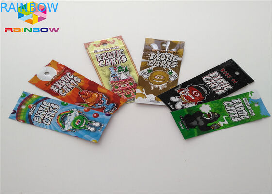 Размер мешка упаковки еды полиэтиленовых пакетов замка застежка-молнии алюминиевой фольги изготовленный на заказ с зазубриной разрыва