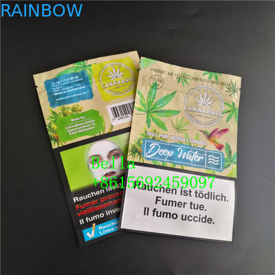 Ясный передний мешок саше пакета Гуммис жевания лягушки полиэтиленовых пакетов КБД застежка-молнии Мылар