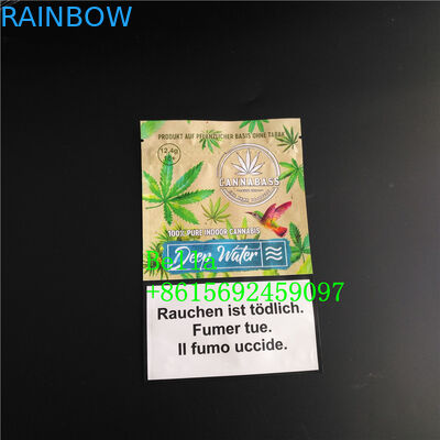 Ладан Мылар травяной упаковывая Зиплок листья табака стоит вверх толщина сумки 120-180 Мик