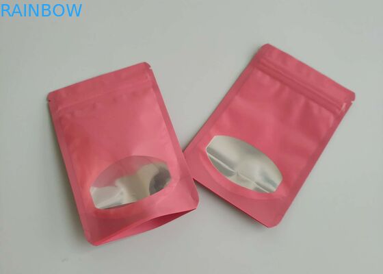 Мешки других цветов пластиковые упаковывая сумки конфеты плода шоколада с ясно окном
