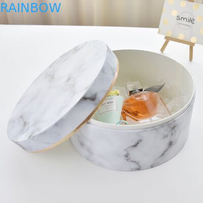 Водоустойчивые Ресиклабле коробки цветка картона бумажной коробки упаковывая круглые с логотипом