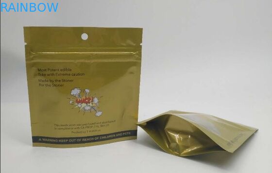 Доказательство запаха Зиплок стоит вверх пластмасса пеньки засорителя масла мешков для конфеты медведей Эдиблес камедеобразной