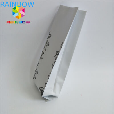 Гуссет стороны бумаги Крафт стоит вверх мешки кофе, загерметизированное печатание полиэтиленовых пакетов изготовленное на заказ